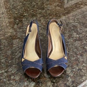 Denim GUESS wedges